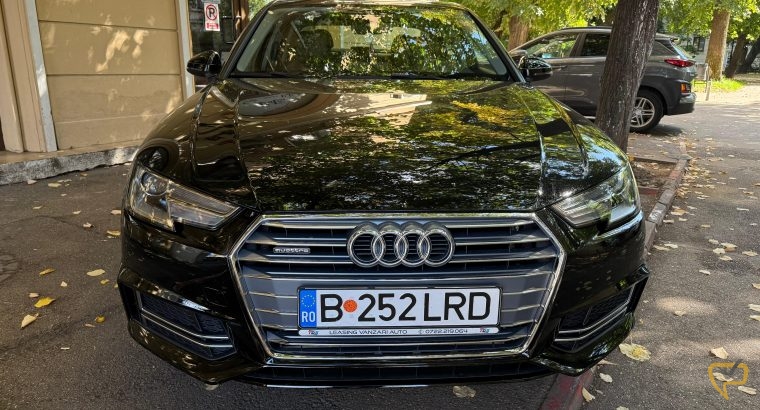 Audi A4 B9 2018 252HP, Quattro, S-Line, S-Tronic